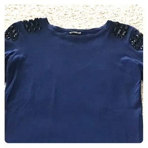 Studded Tunic Sweater